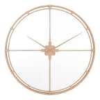 110cm Dia Gold Finish Metal Wall Clock