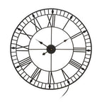 80cm Dia Large Black and White LED Wall Clock