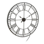 80cm Dia Large Black and White LED Wall Clock