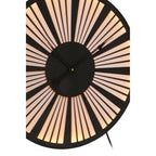 60cm Dia Small Black and White LED Wall Clock