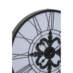 60cm Dia Black and White LED Wall Clock