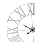 80cm Dia Silver Metal Wall Clock
