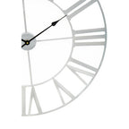 80cm Dia Silver Metal Wall Clock