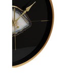 Black and Gold Round Wall Clock