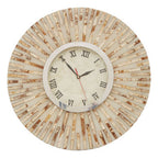 50cm Dia Natural Shell Wall Clock