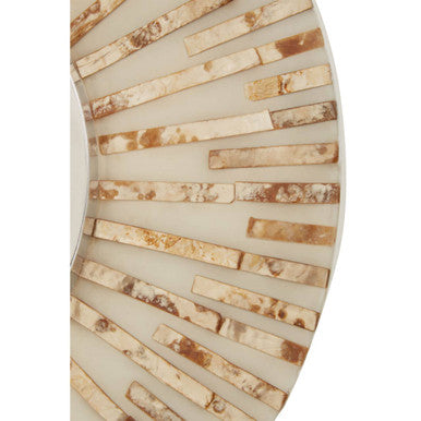 50cm Dia Natural Shell Wall Clock