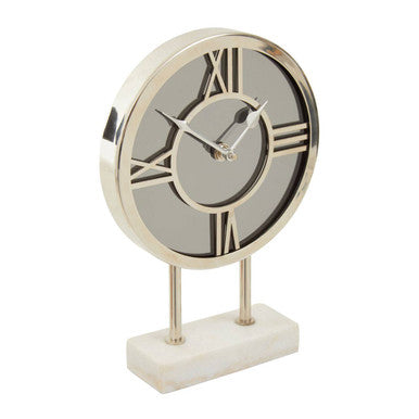 White Marble Base Clock