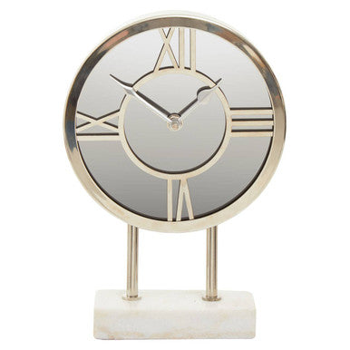 White Marble Base Clock