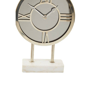 White Marble Base Clock