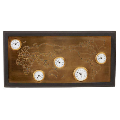 Map Wall Clock
