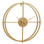 40cm Dia Small Gold Finish Wall Clock