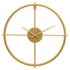 40cm Dia Small Gold Finish Wall Clock