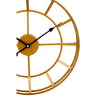 40cm Dia Small Gold Finish Metal Wall Clock