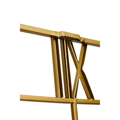 Small Gold Finish Square Wall Clock