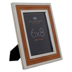 Tan Leather 6in x 8in Photo Frame