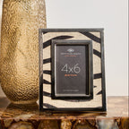 4in x 6in Zebra Design Photo Frame
