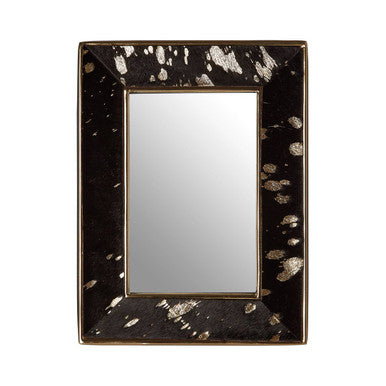 Large Cowhide 5 x 7 Photo Frame