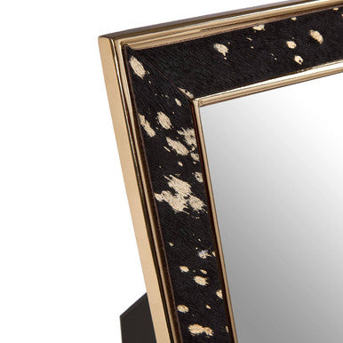 Large Cowhide 5 x 7 Photo Frame