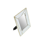 White Marble with Gold Inlay 5x7 Photo Frame