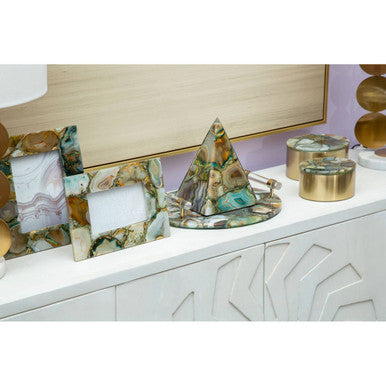 Small Green Agate 4In x 6In Photo Frame