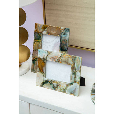 Small Green Agate 4In x 6In Photo Frame