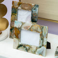 Large Green Agate 5In x 7In Photo Frame