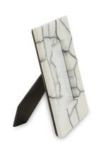 White and Black Marble 4 x 6 Small Photo Frame