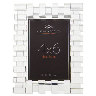 4In x 6In Crystal Glass Photo Frame