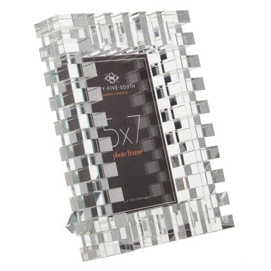 5In x 7In Crystal Glass Photo Frame