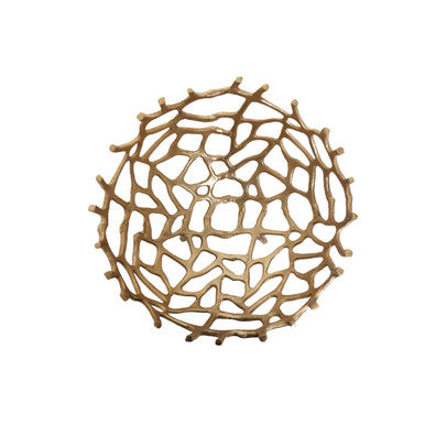 Large Coral Effect Bowl