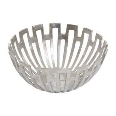 Small Silver Finish Bowl