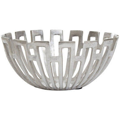 Small Silver Finish Bowl