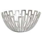 Large Silver Finish Bowl