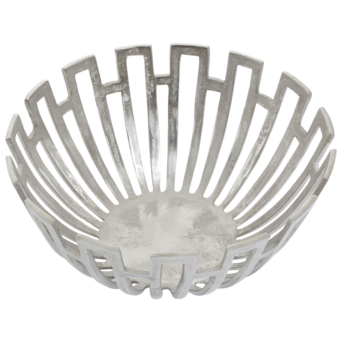 Large Silver Finish Bowl