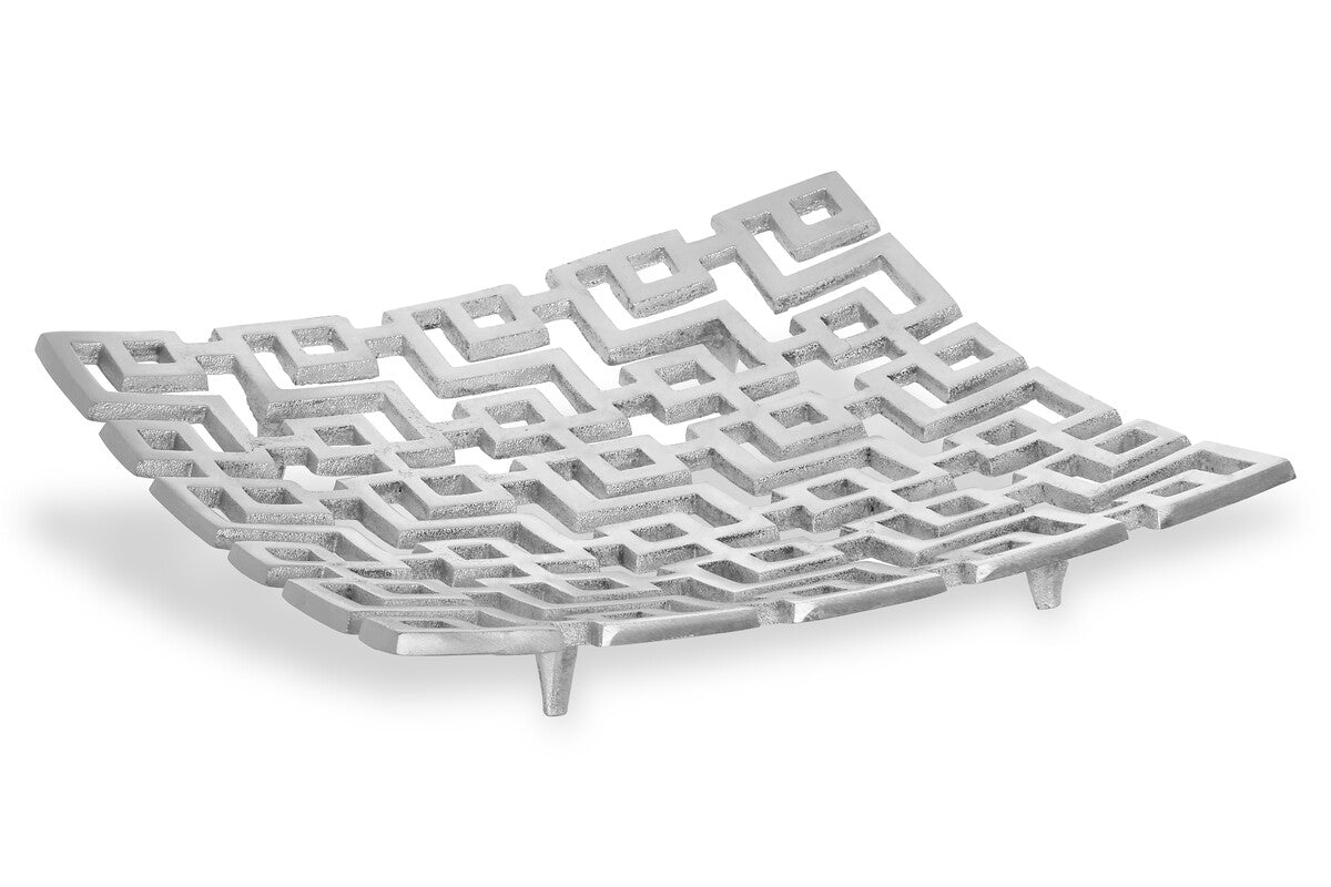 Small Plate in Silver Finish
