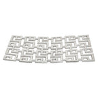 Large Plate in Silver Finish