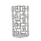 Small Candle Holder in Silver Finish