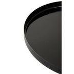 Set of Two Black and White Ombre Trays
