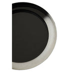 Set of Two Black and White Ombre Trays
