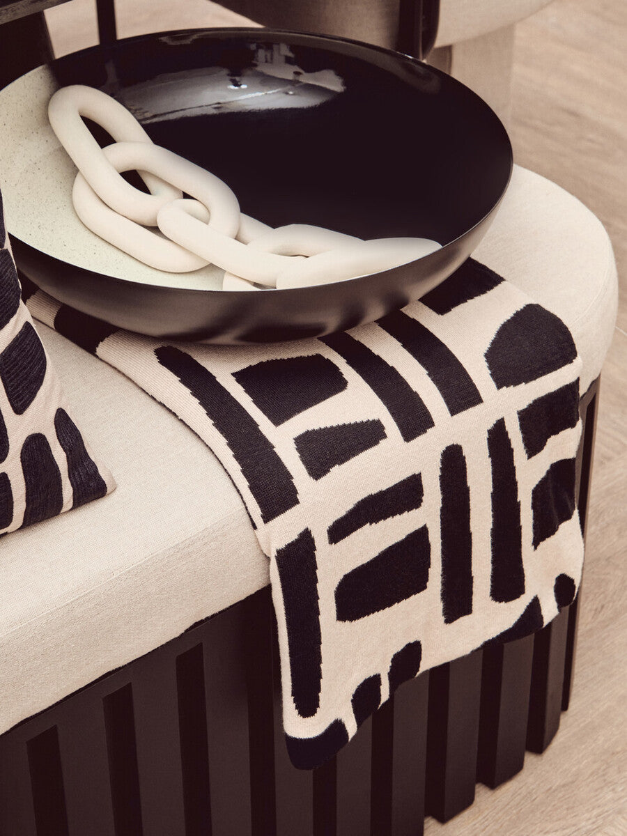Black and White Ombre Bowl