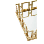 Rectangle Gold Mirror Tray