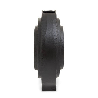 Round Matt Black Finish Vase