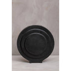 Round Matt Black Finish Vase