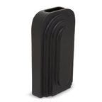 Tall Matt Black Finish Vase