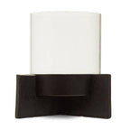 Small Matt Black Finish Candle Holder