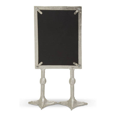 Duck Feet Silver Finish 5In x 7In Portrait Photo Frame