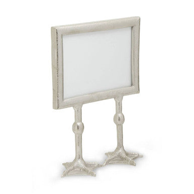 Duck Feet Silver Finish 5 x 7 Landscape Photo Frame