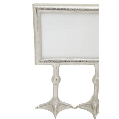 Duck Feet Silver Finish 5 x 7 Landscape Photo Frame
