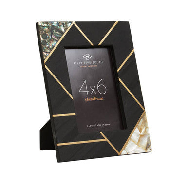 Pearl & Gold Inlay Small Photo Frame