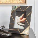 Pearl & Gold Inlay Small Photo Frame